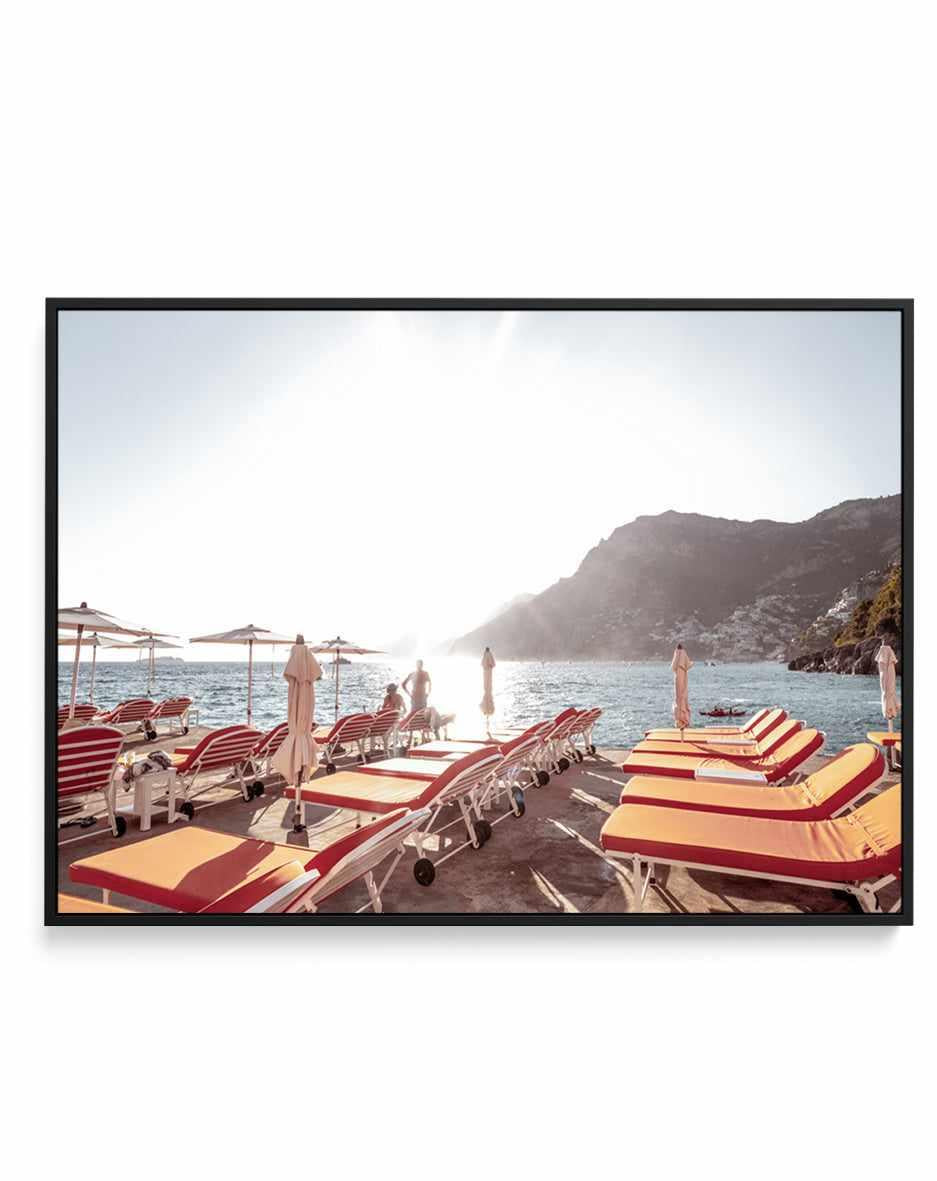 Amalfi Forever by Teigan Geercke | Framed Canvas Art Print from Olive et Oriel where you can shop wallpaper and artworks online