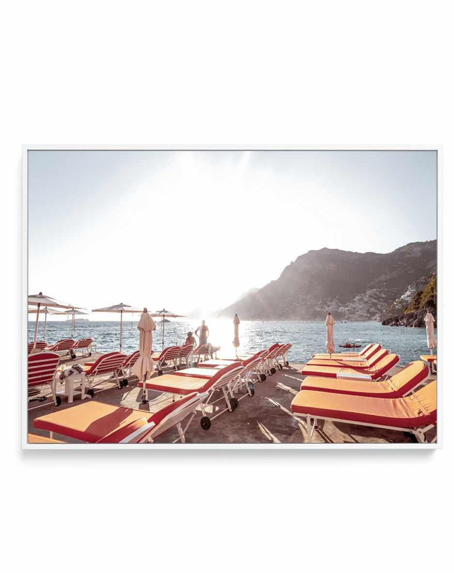 Amalfi Forever by Teigan Geercke | Framed Canvas Art Print from Olive et Oriel where you can shop wallpaper and artworks online