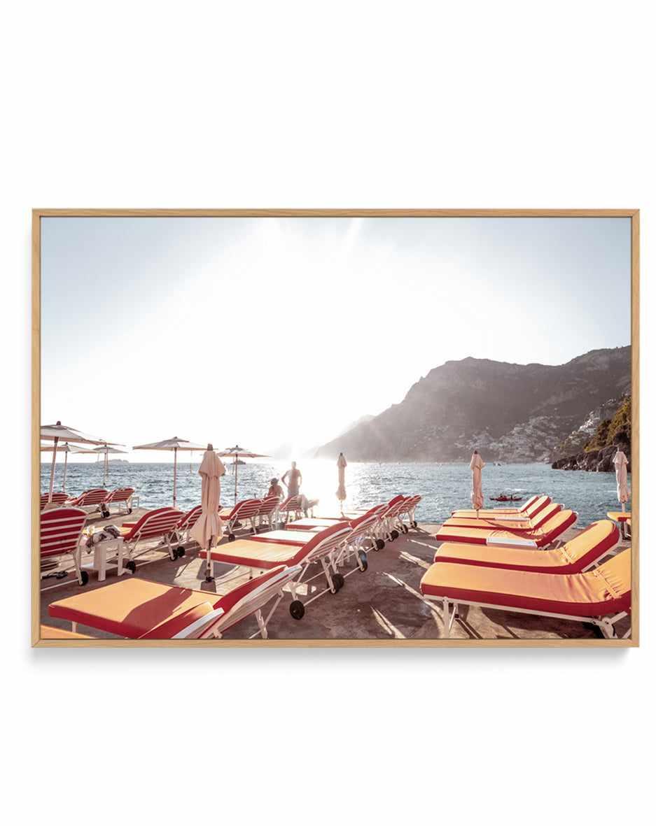 Amalfi Forever by Teigan Geercke | Framed Canvas Art Print from Olive et Oriel where you can shop wallpaper and artworks online