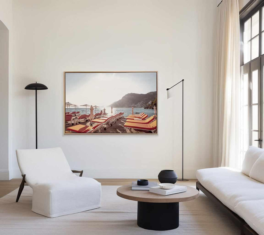 Amalfi Forever by Teigan Geercke | Framed Canvas Art Print from Olive et Oriel where you can shop wallpaper and artworks online