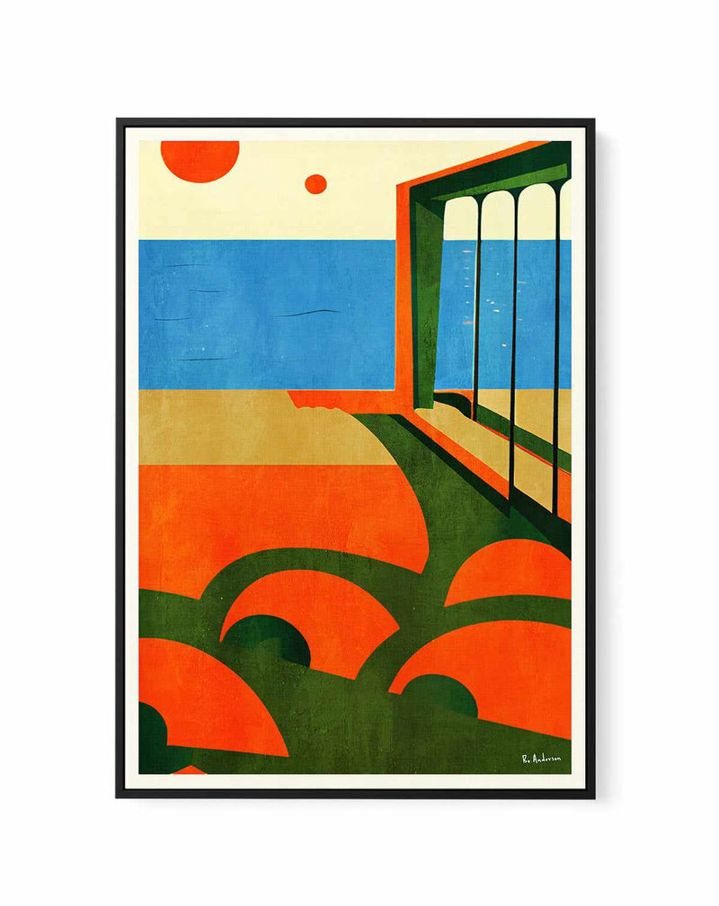 Amalfi, Italy (1964) By Bo Anderson | Framed Canvas Art Print