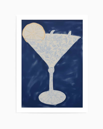 Amalfi Martini III | Art Print from Olive et Oriel where you can shop wallpaper and artworks online