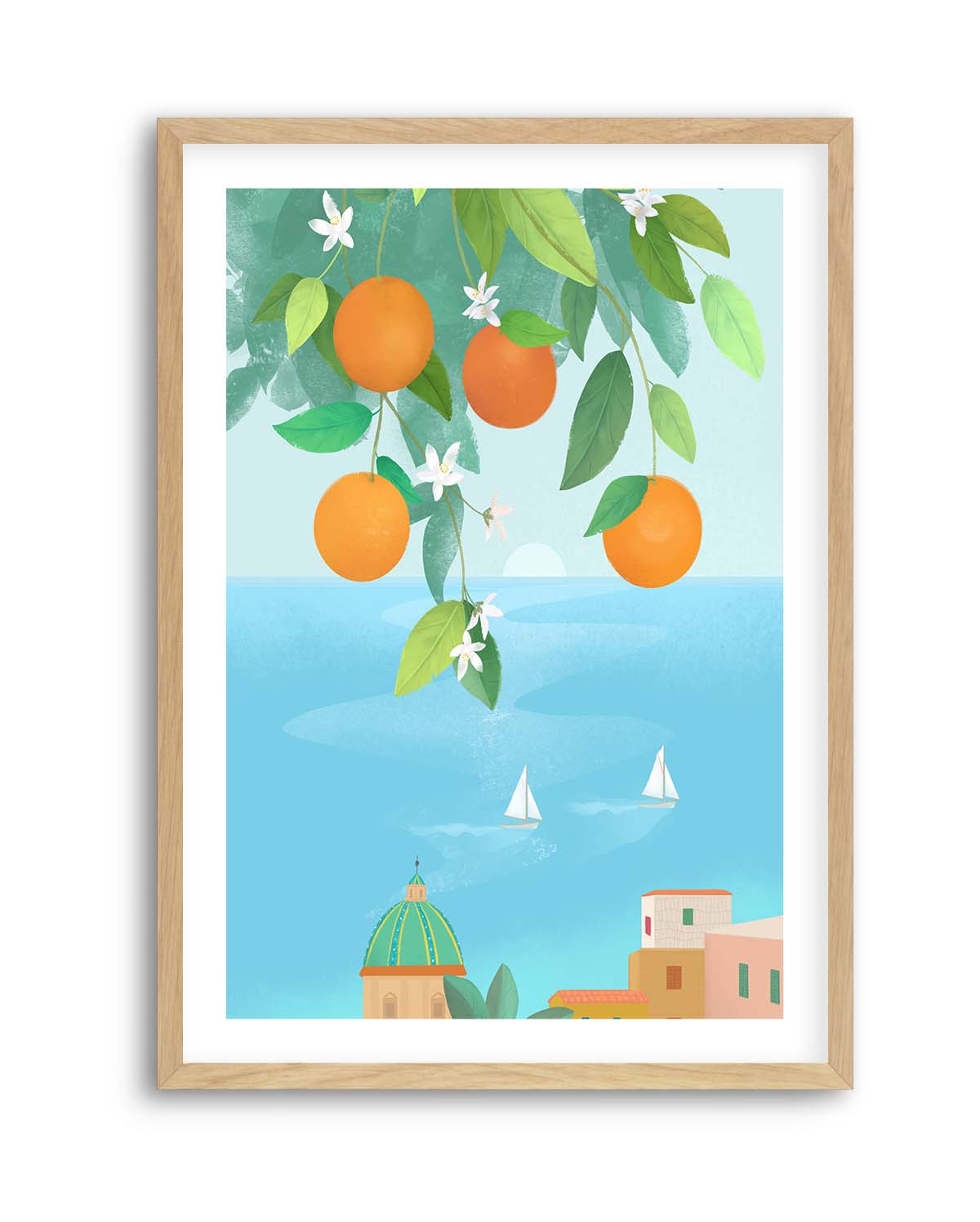 Amalfi Oranges By Petra Lizde | Art Print