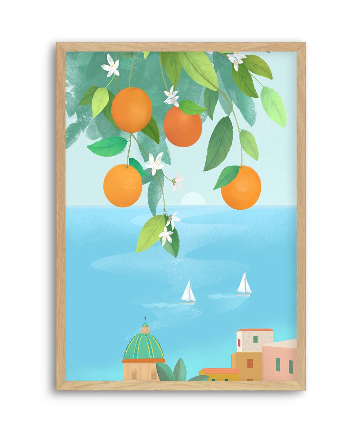 Amalfi Oranges By Petra Lizde | Art Print