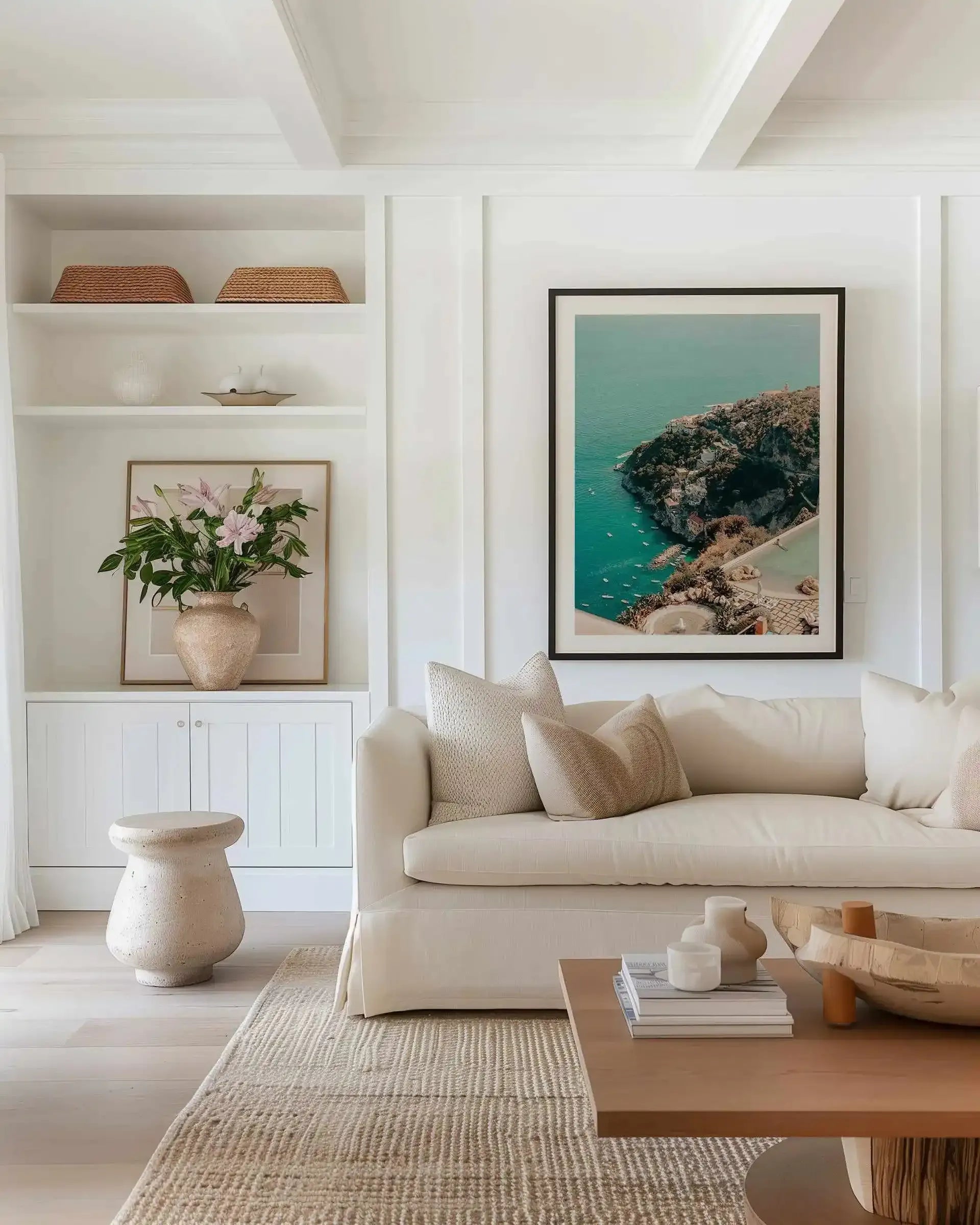 Amalfi Summer II by Jovani Demetrie Art Print from Olive et Oriel where you can shop wallpaper and artworks online