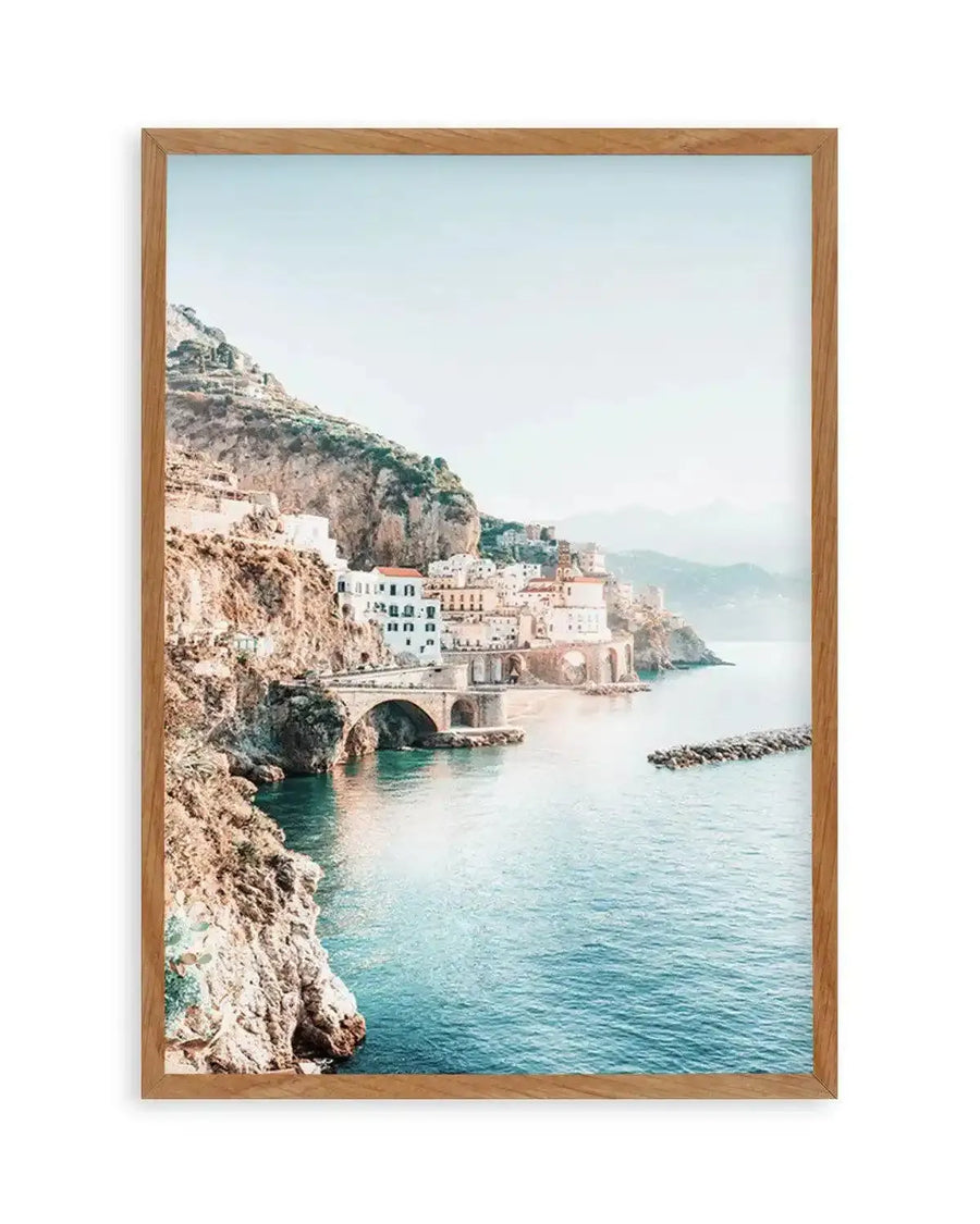Amalfi Sunsets I Art Print from Olive et Oriel where you can shop wallpaper and artworks online