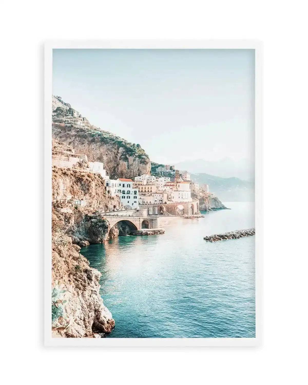 Amalfi Sunsets I Art Print from Olive et Oriel where you can shop wallpaper and artworks online