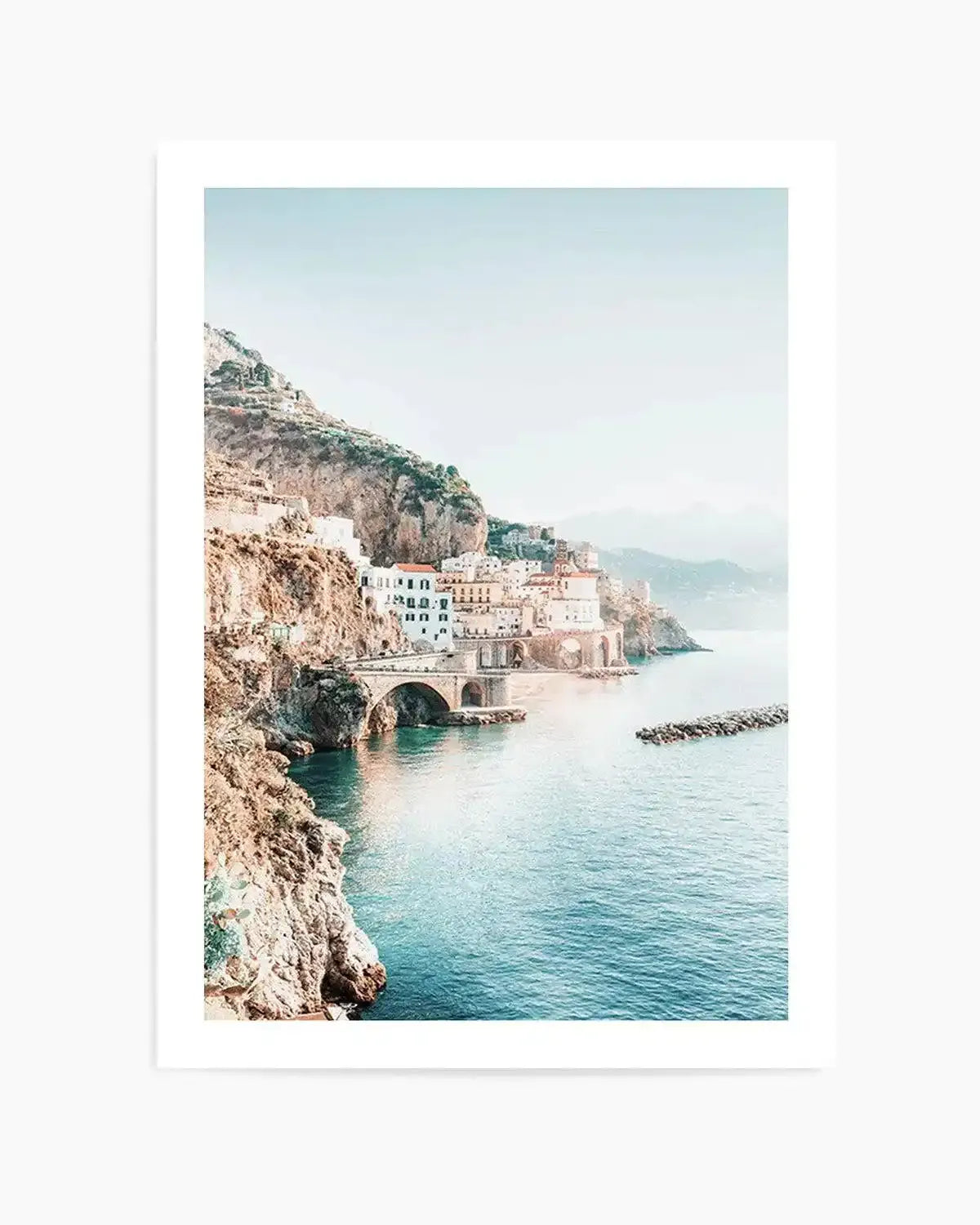 Amalfi Sunsets I Art Print from Olive et Oriel where you can shop wallpaper and artworks online