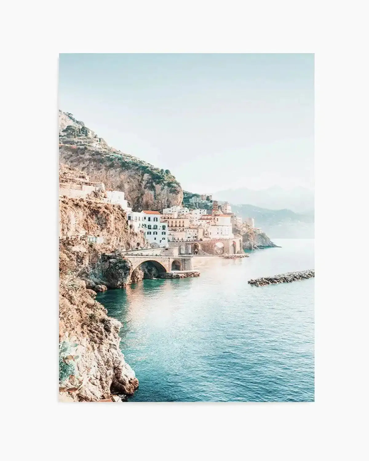 Amalfi Sunsets I Art Print from Olive et Oriel where you can shop wallpaper and artworks online
