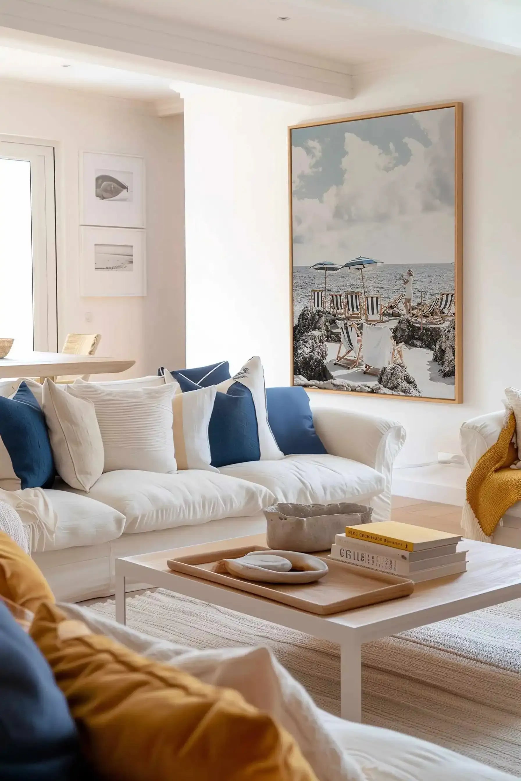 Amalfi Sunsets II | Framed Canvas Art Print from Olive et Oriel where you can shop wallpaper and artworks online