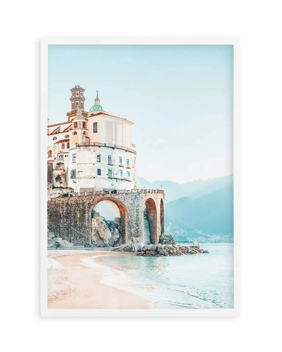 Amalfi Sunsets II Art Print from Olive et Oriel where you can shop wallpaper and artworks online