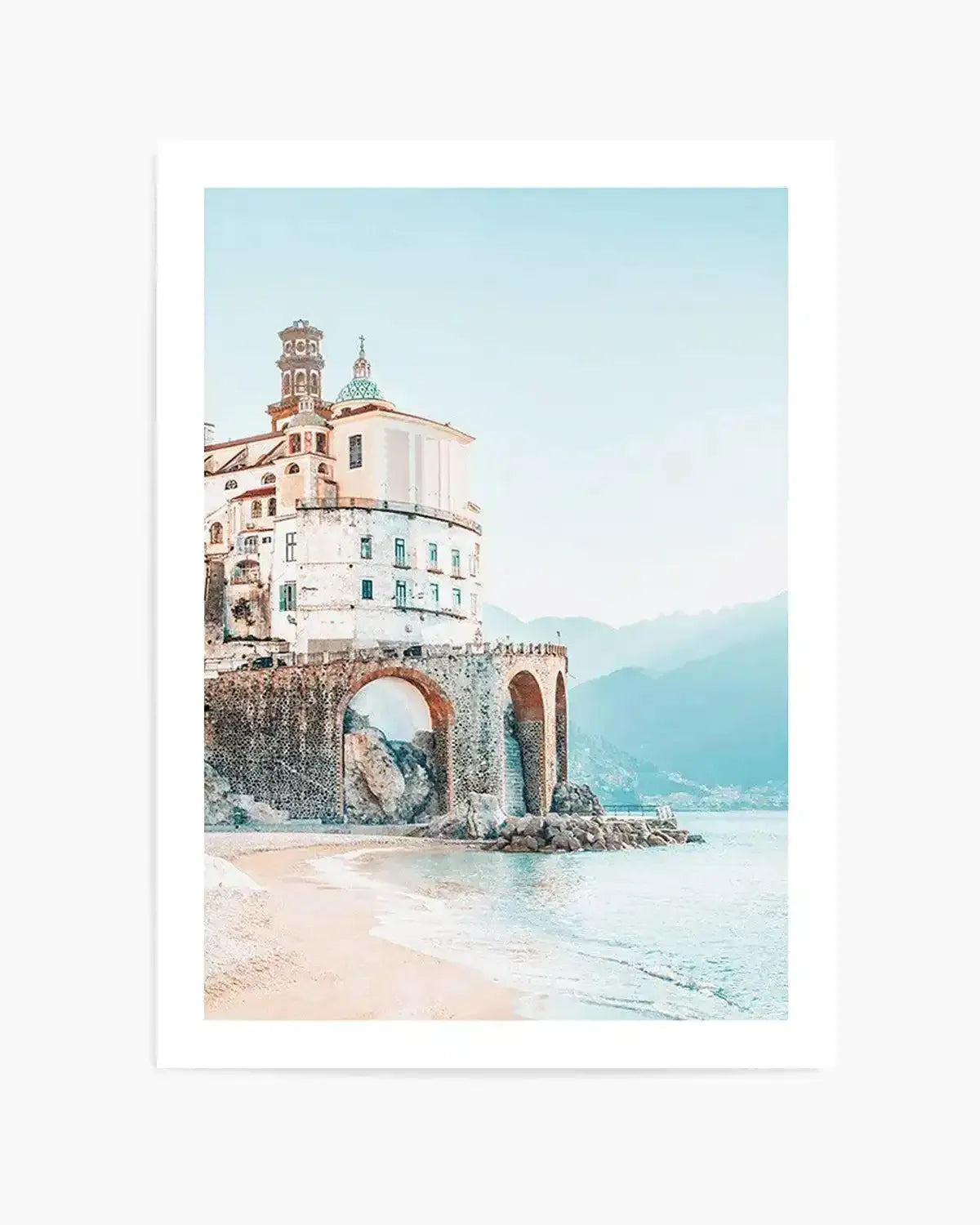 Amalfi Sunsets II Art Print from Olive et Oriel where you can shop wallpaper and artworks online