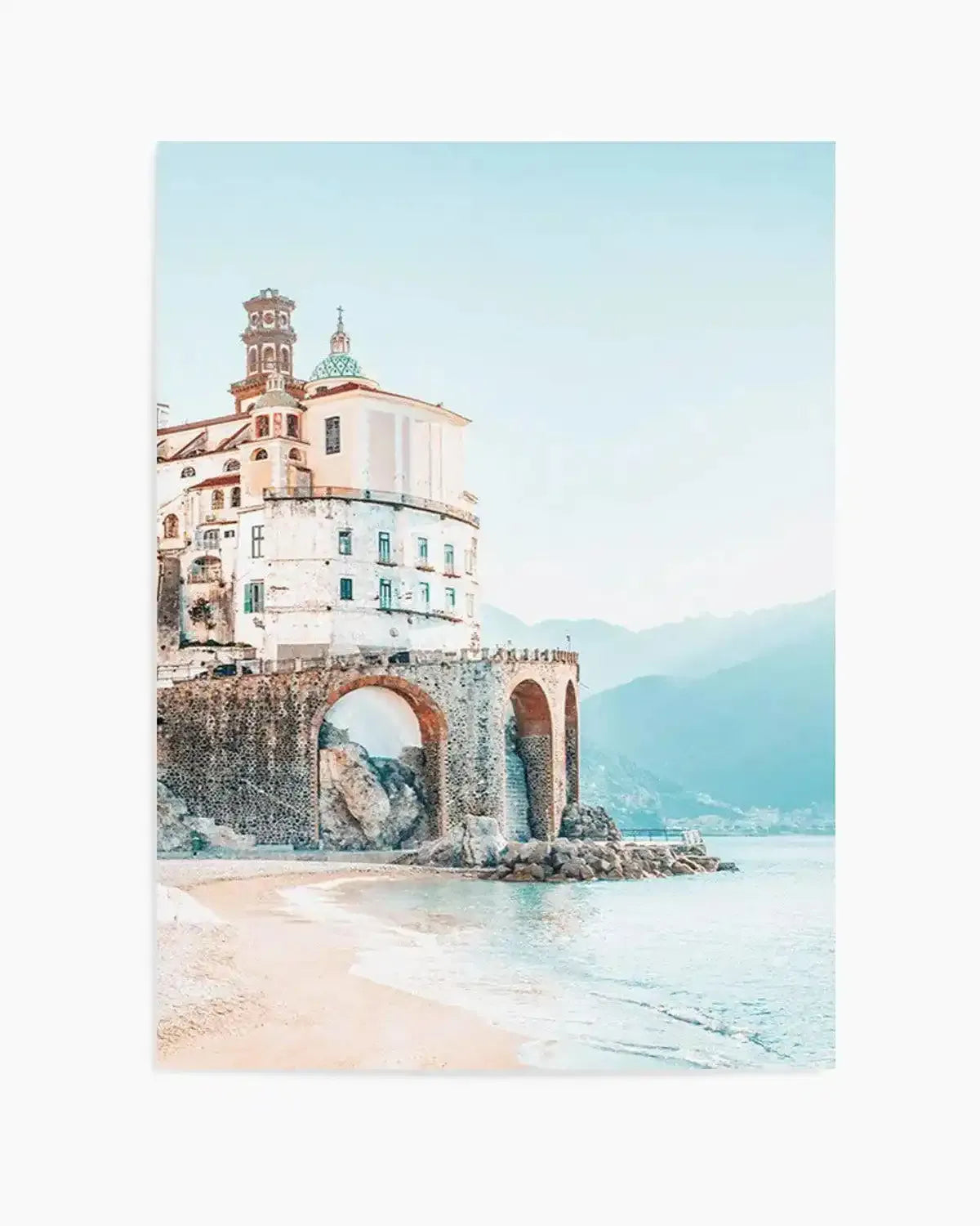 Amalfi Sunsets II Art Print from Olive et Oriel where you can shop wallpaper and artworks online