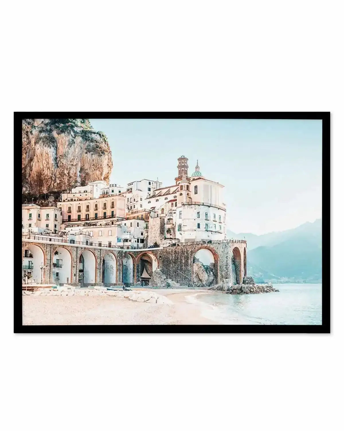 Amalfi Sunsets II | LS Art Print from Olive et Oriel where you can shop wallpaper and artworks online