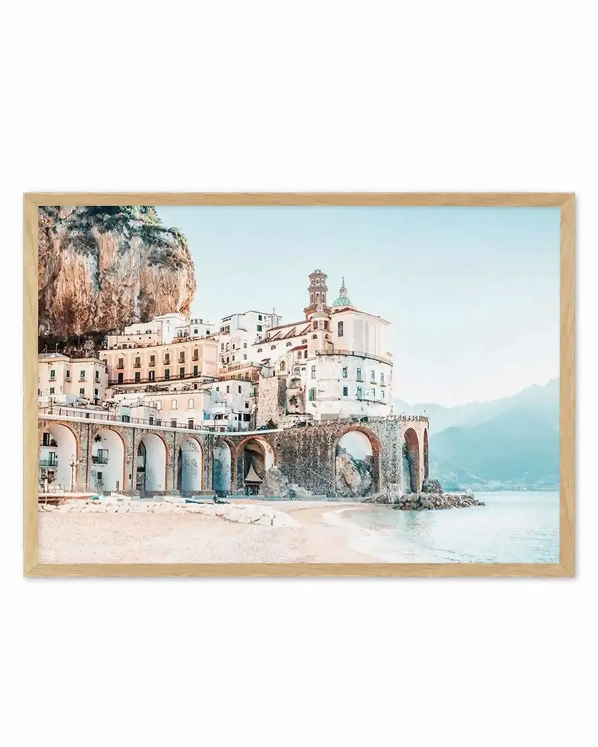 Amalfi Sunsets II | LS Art Print from Olive et Oriel where you can shop wallpaper and artworks online