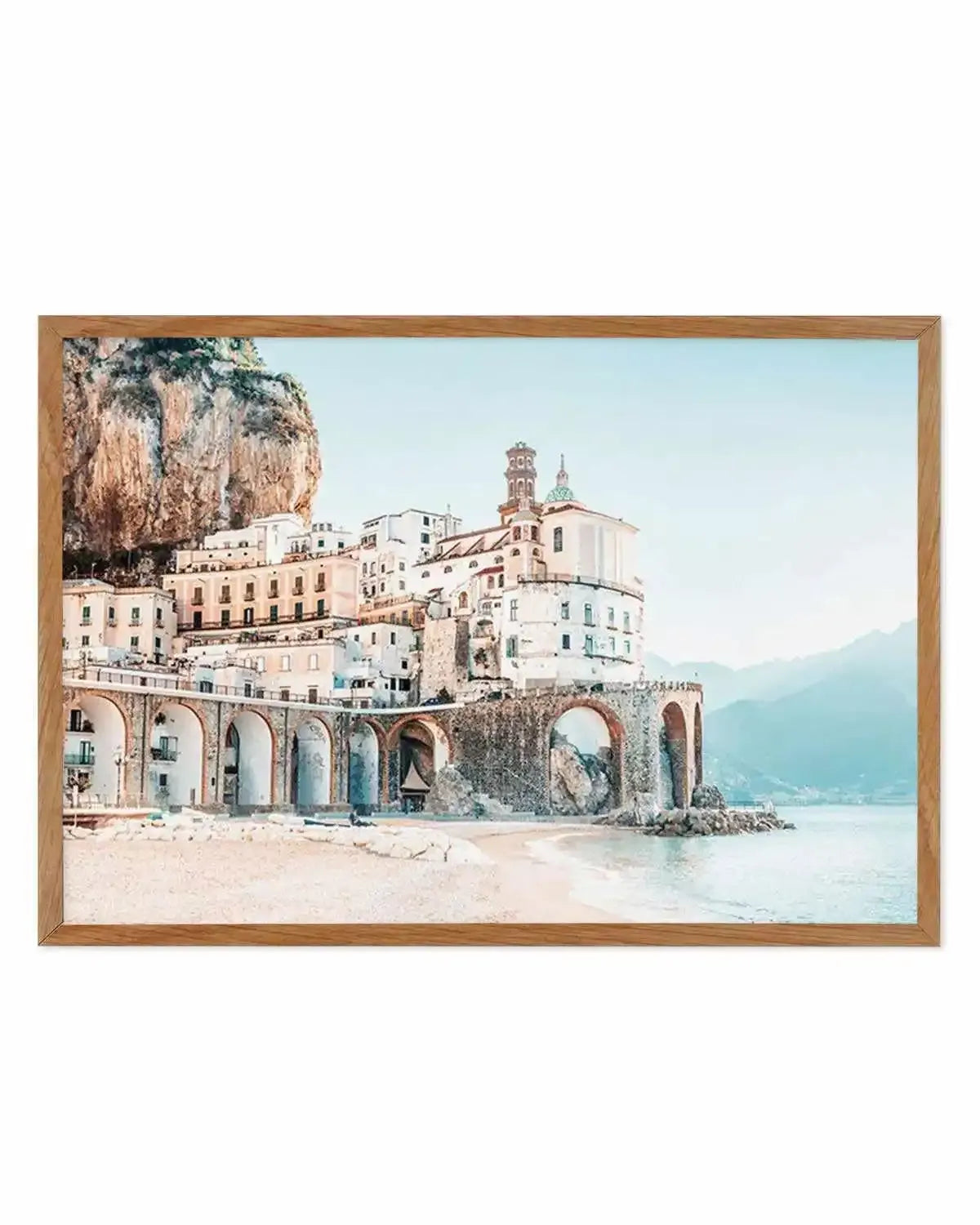 Amalfi Sunsets II | LS Art Print from Olive et Oriel where you can shop wallpaper and artworks online
