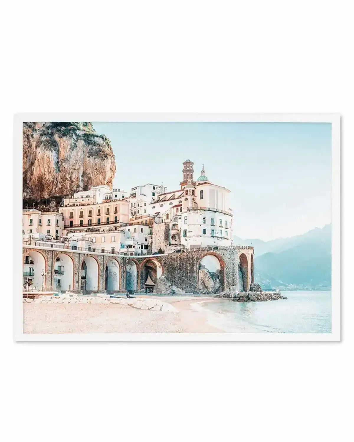 Amalfi Sunsets II | LS Art Print from Olive et Oriel where you can shop wallpaper and artworks online