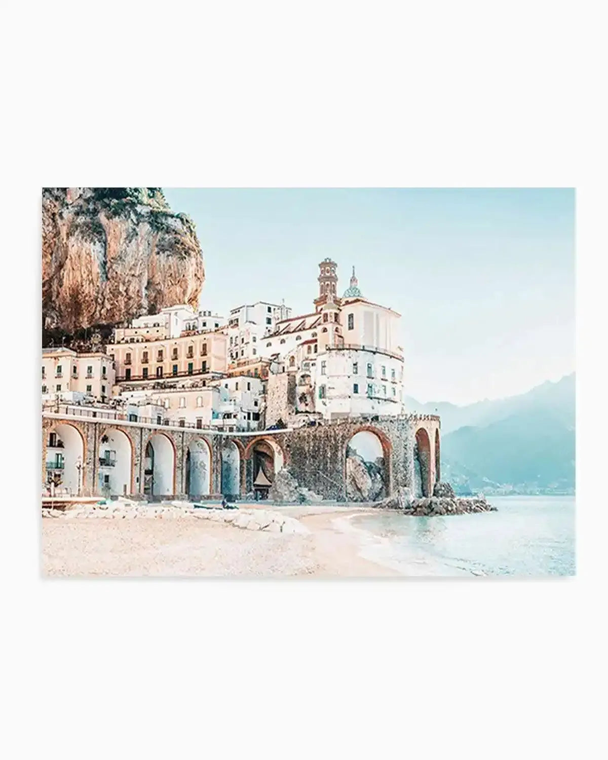 Amalfi Sunsets II | LS Art Print from Olive et Oriel where you can shop wallpaper and artworks online