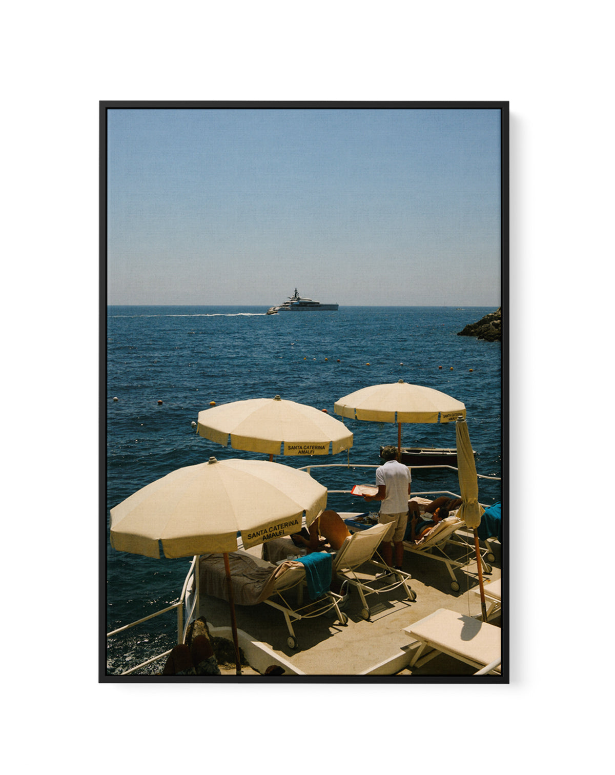 Amalfi by Carson Grzegorczyk | Framed Canvas Wall Art