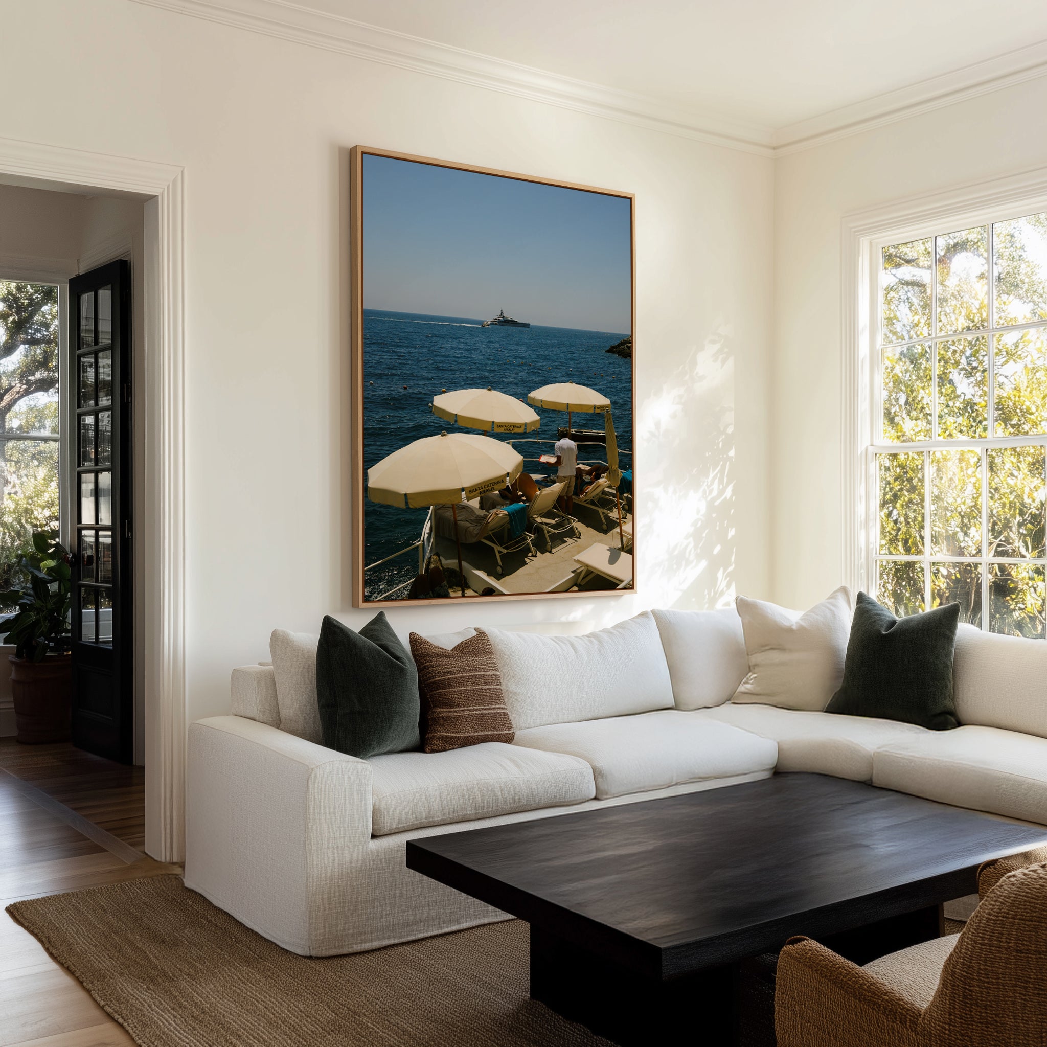 Amalfi by Carson Grzegorczyk | Framed Canvas Wall Art