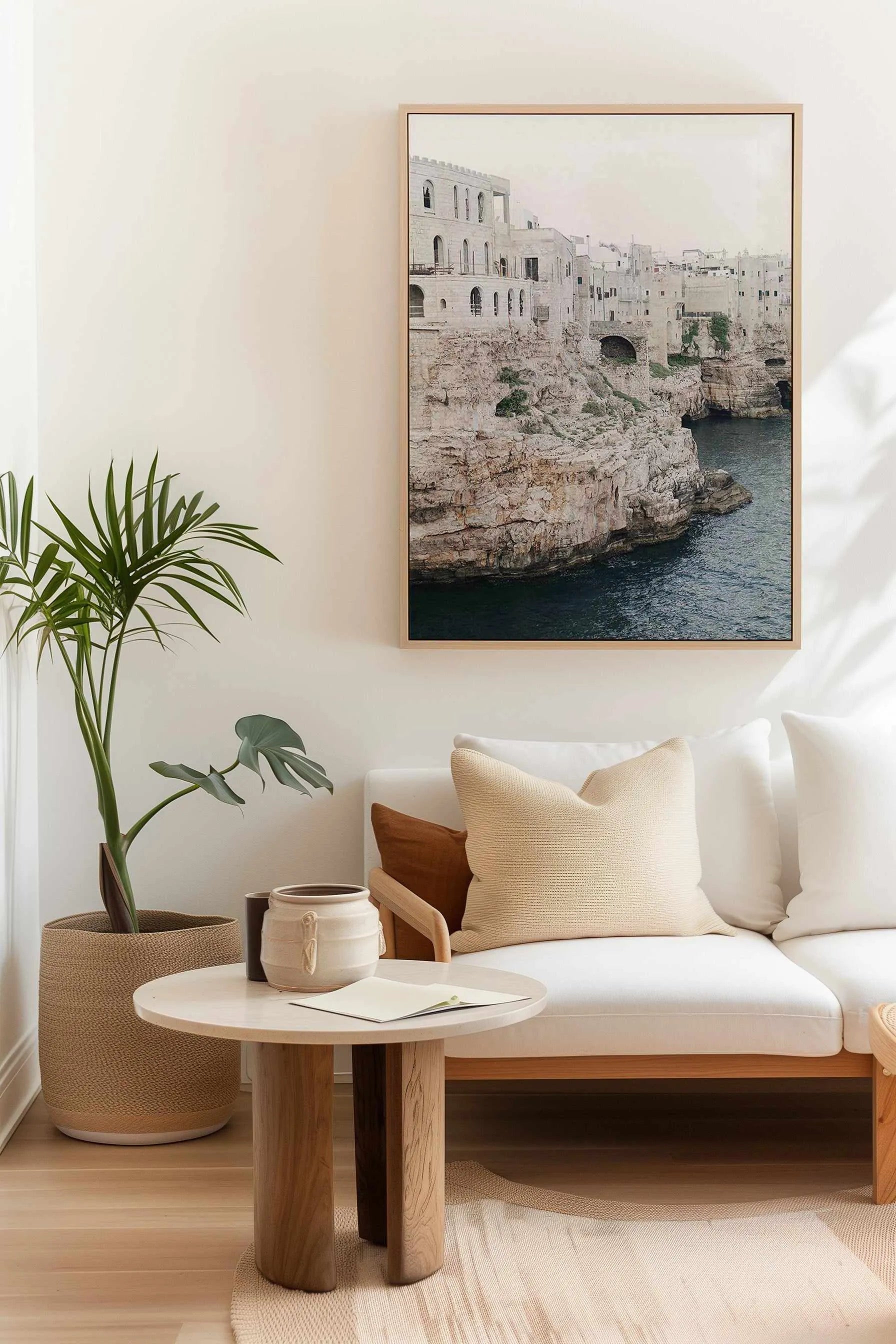 Amalfi by Renee Rae | Framed Canvas Art Print from Olive et Oriel where you can shop wallpaper and artworks online