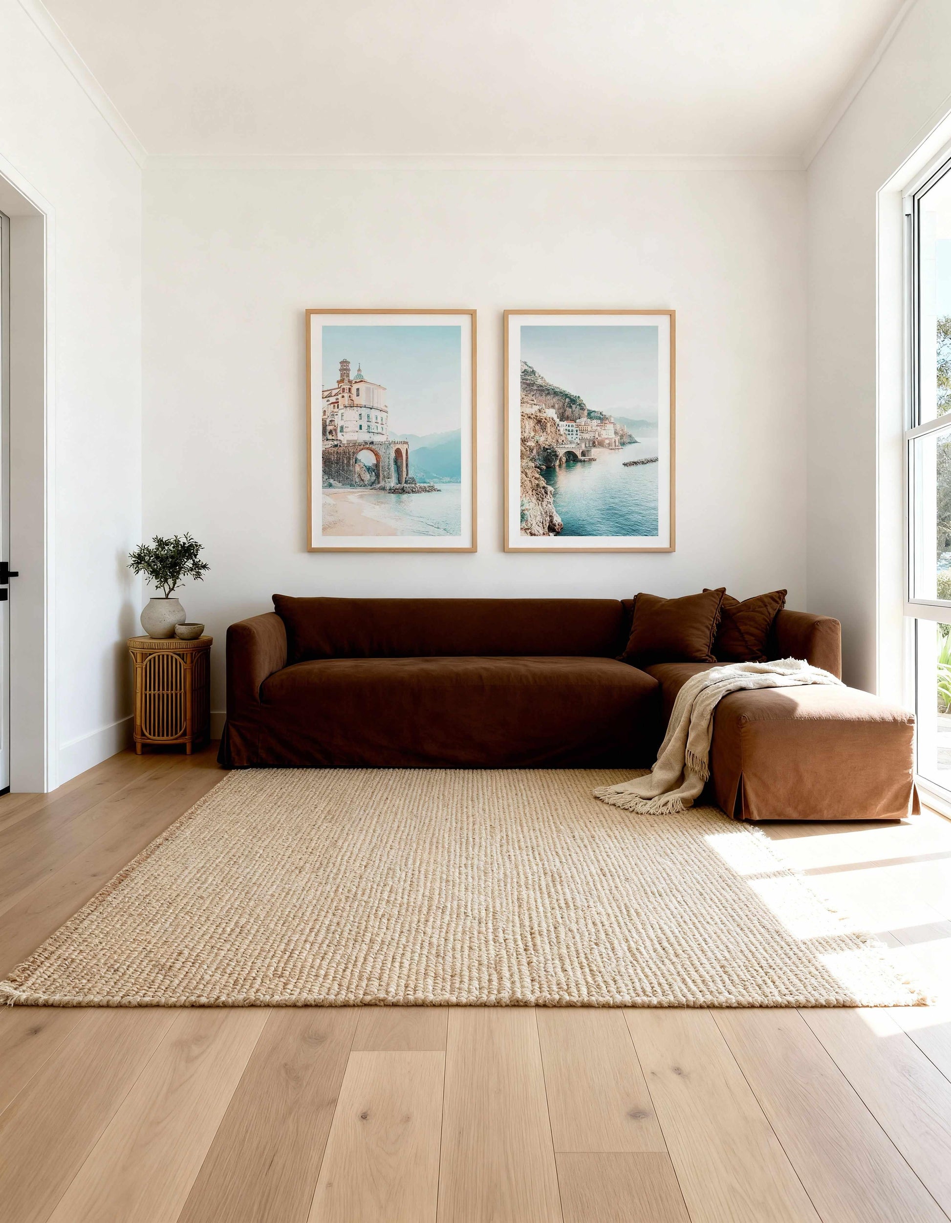 Amalfi Sunsets I & II Art Print Set of 2 | Matching Wall Art from Olive et Oriel where you can shop wallpaper and artworks online