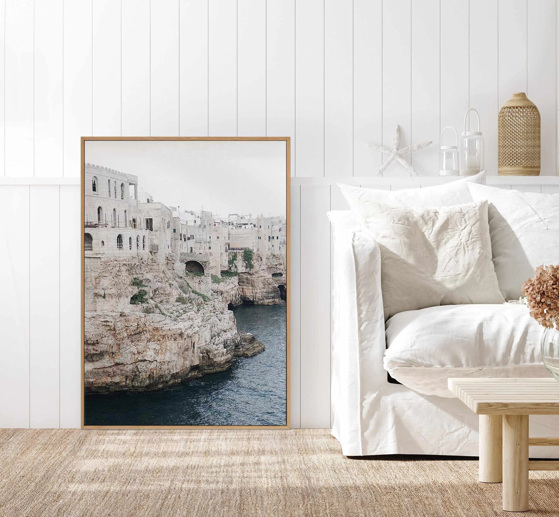 Amalfi by Renee Rae | Framed Canvas Art Print from Olive et Oriel where you can shop wallpaper and artworks online