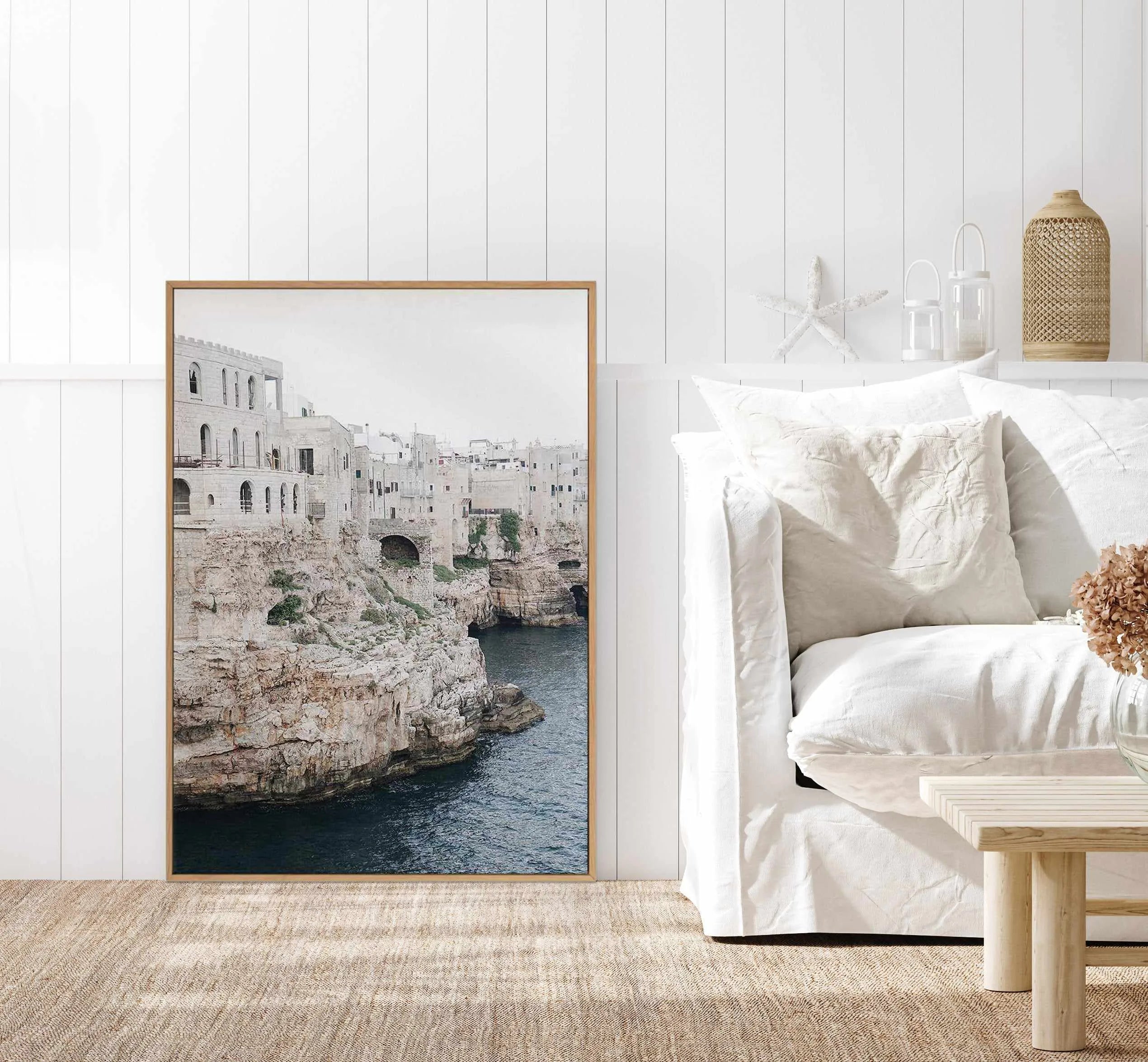 Amalfi by Renee Rae | Framed Canvas Art Print from Olive et Oriel where you can shop wallpaper and artworks online