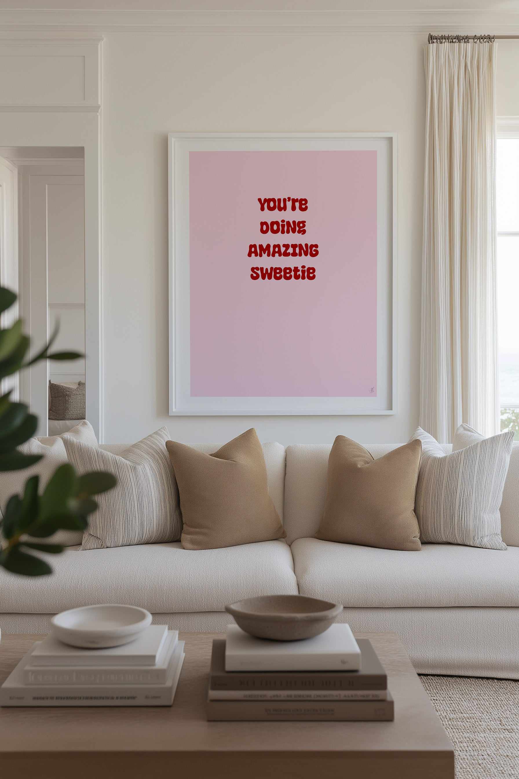Amazing | Art Print from Olive et Oriel where you can shop wallpaper and artworks online