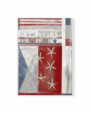 Americana II | Framed Canvas Art Print from Olive et Oriel where you can shop wallpaper and artworks online