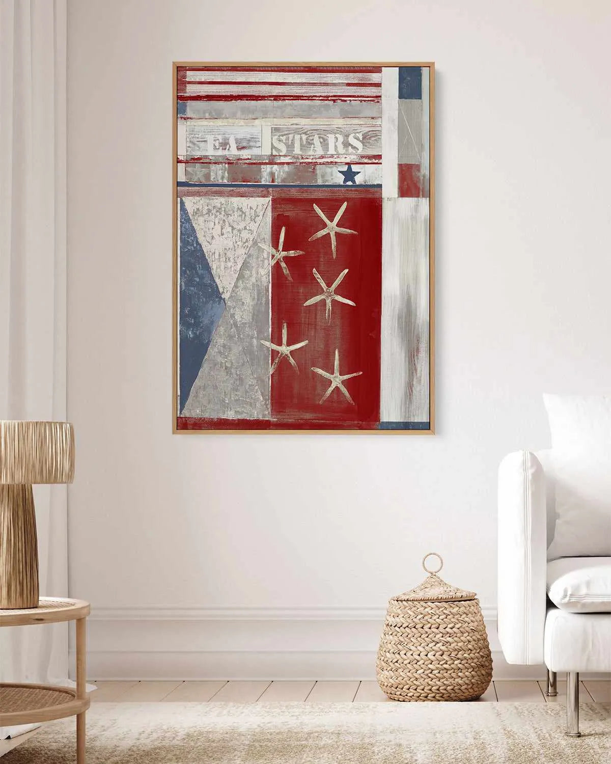 Americana II | Framed Canvas Art Print from Olive et Oriel where you can shop wallpaper and artworks online