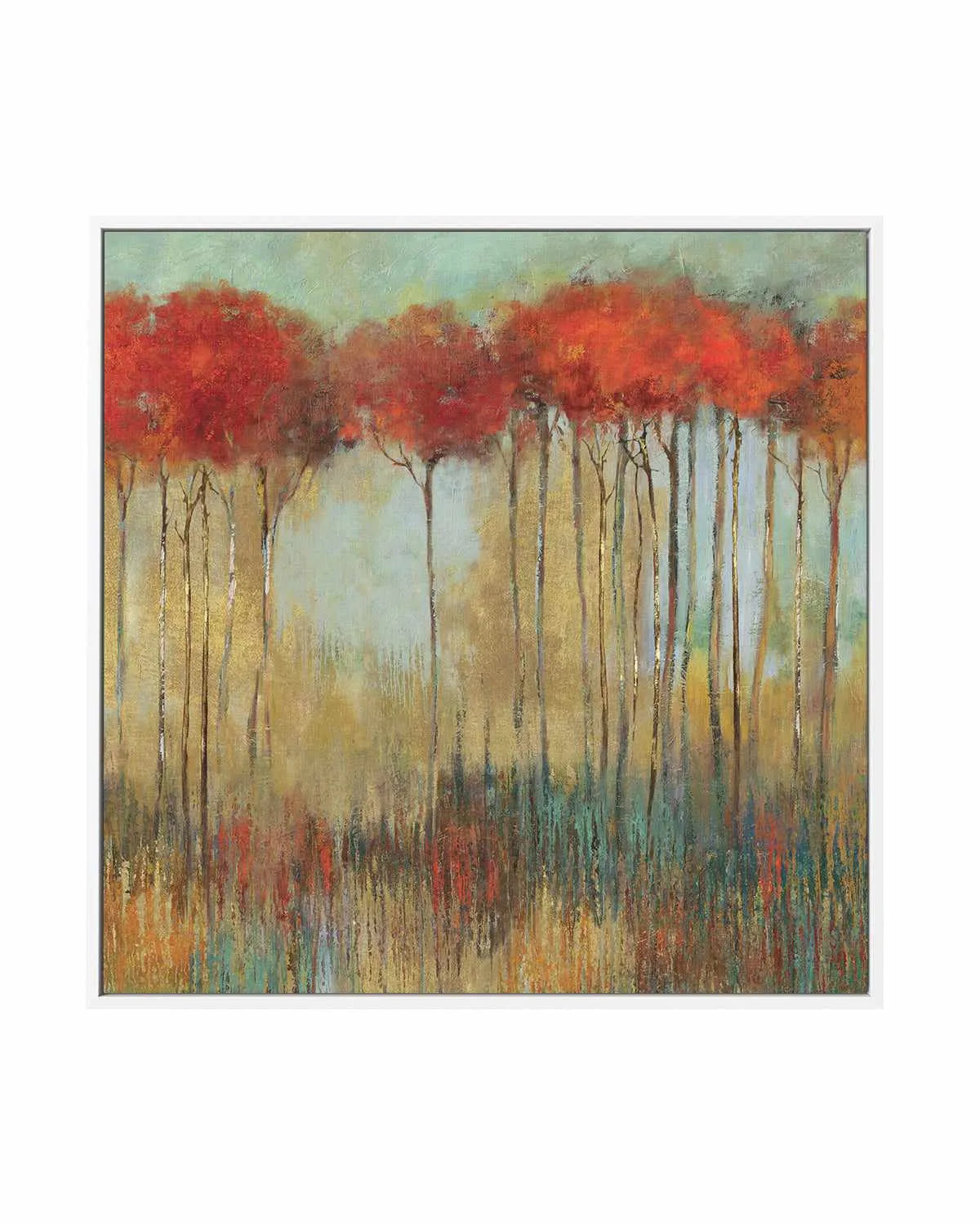 Amongst Friends | Framed Canvas Art Print from Olive et Oriel where you can shop wallpaper and artworks online