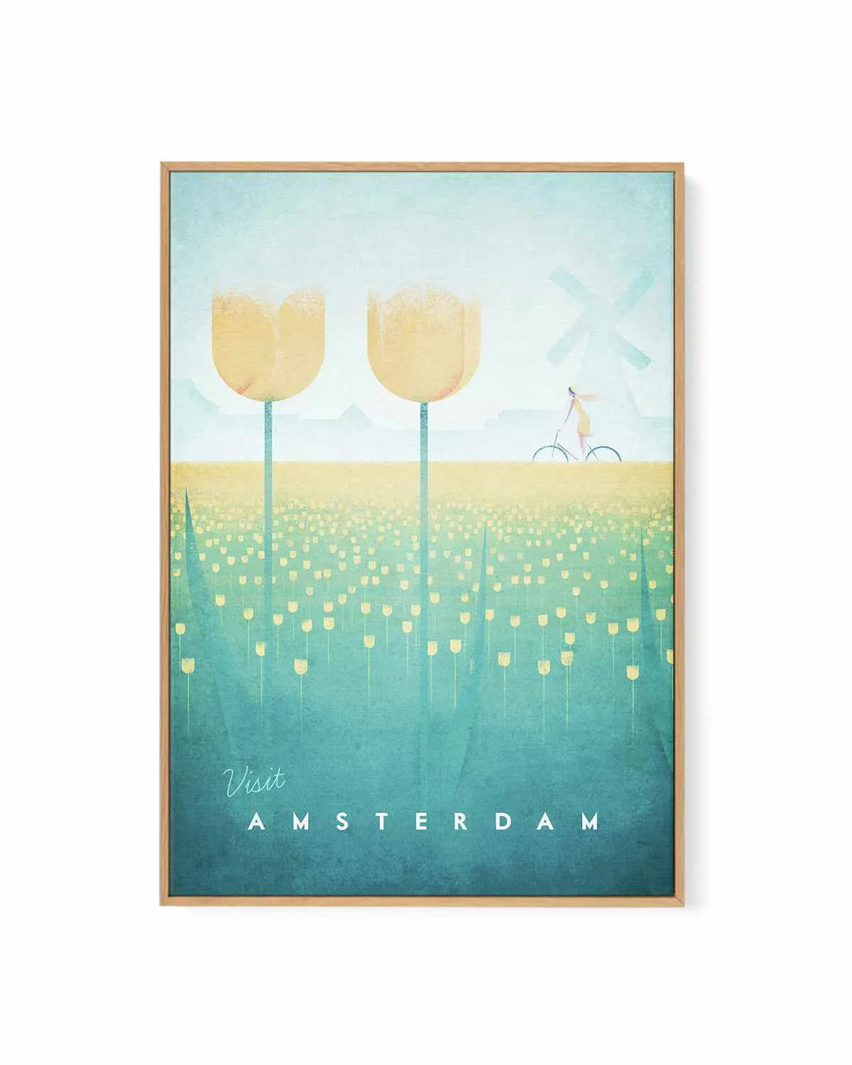 Amsterdam by Henry Rivers | Framed Canvas Art Print from Olive et Oriel where you can shop wallpaper and artworks online