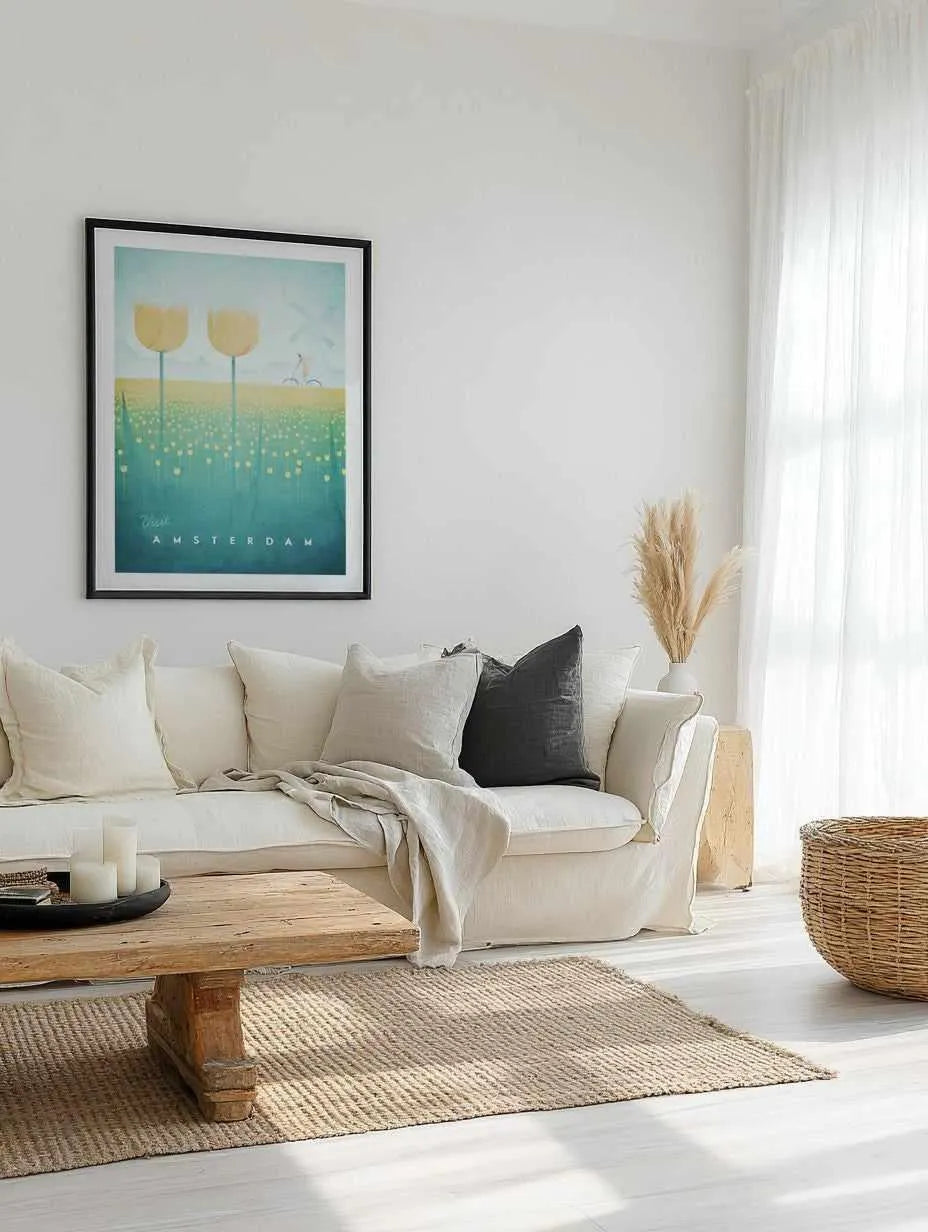 Amsterdam by Petra Lizde Art Print from Olive et Oriel where you can shop wallpaper and artworks online