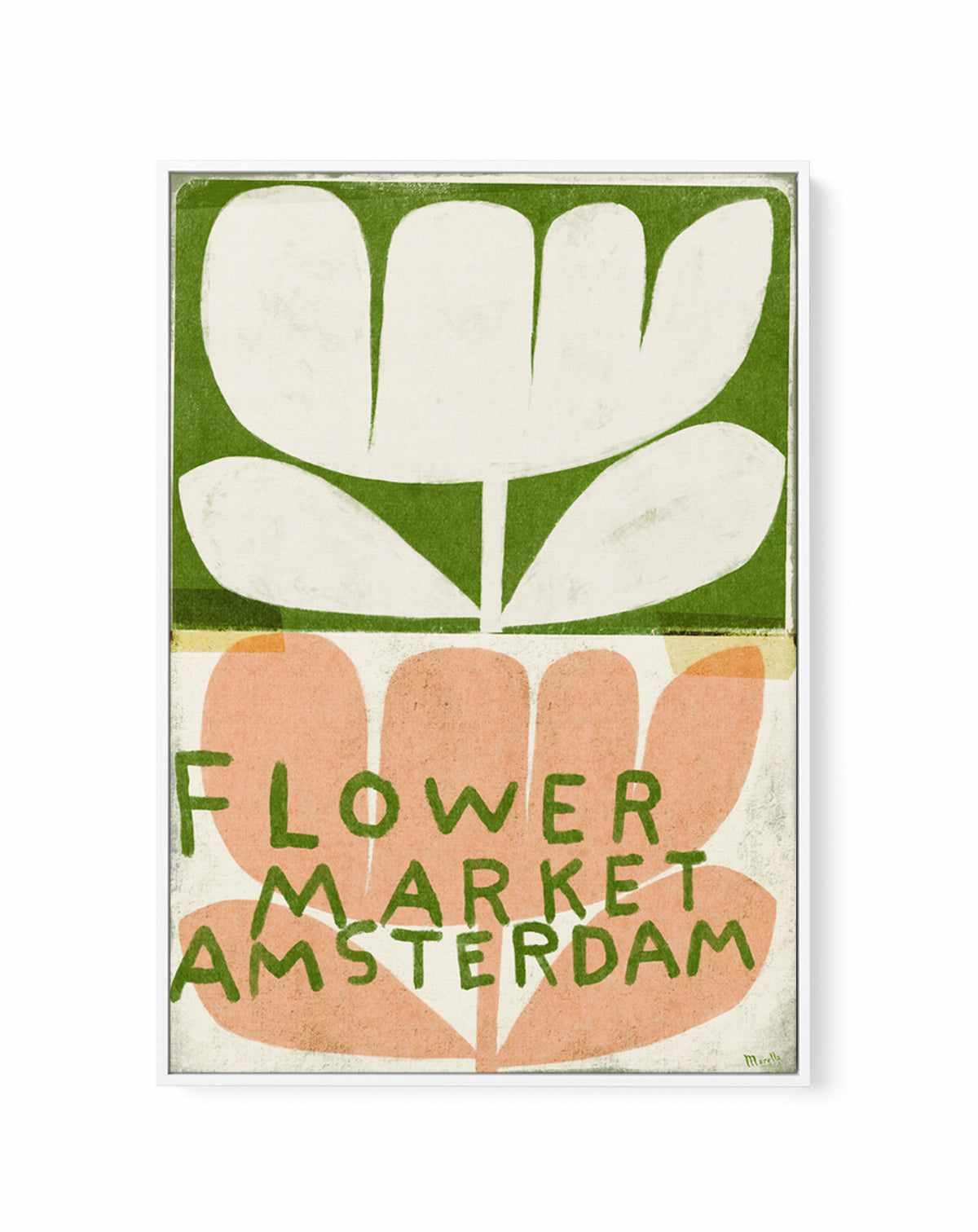 Amsterdam by Marco Marella | Framed Canvas Art Print from Olive et Oriel where you can shop wallpaper and artworks online