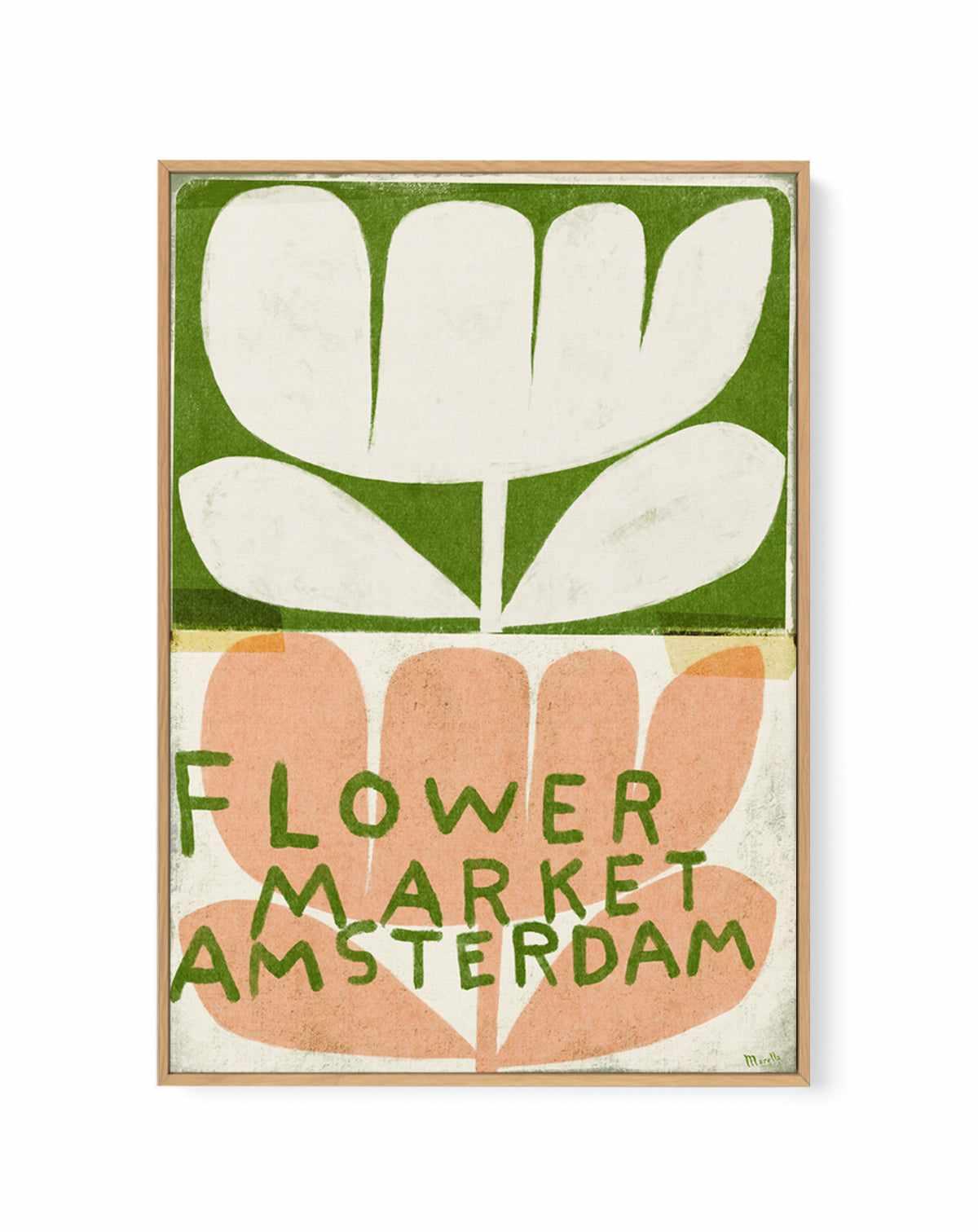 Amsterdam by Marco Marella | Framed Canvas Art Print from Olive et Oriel where you can shop wallpaper and artworks online