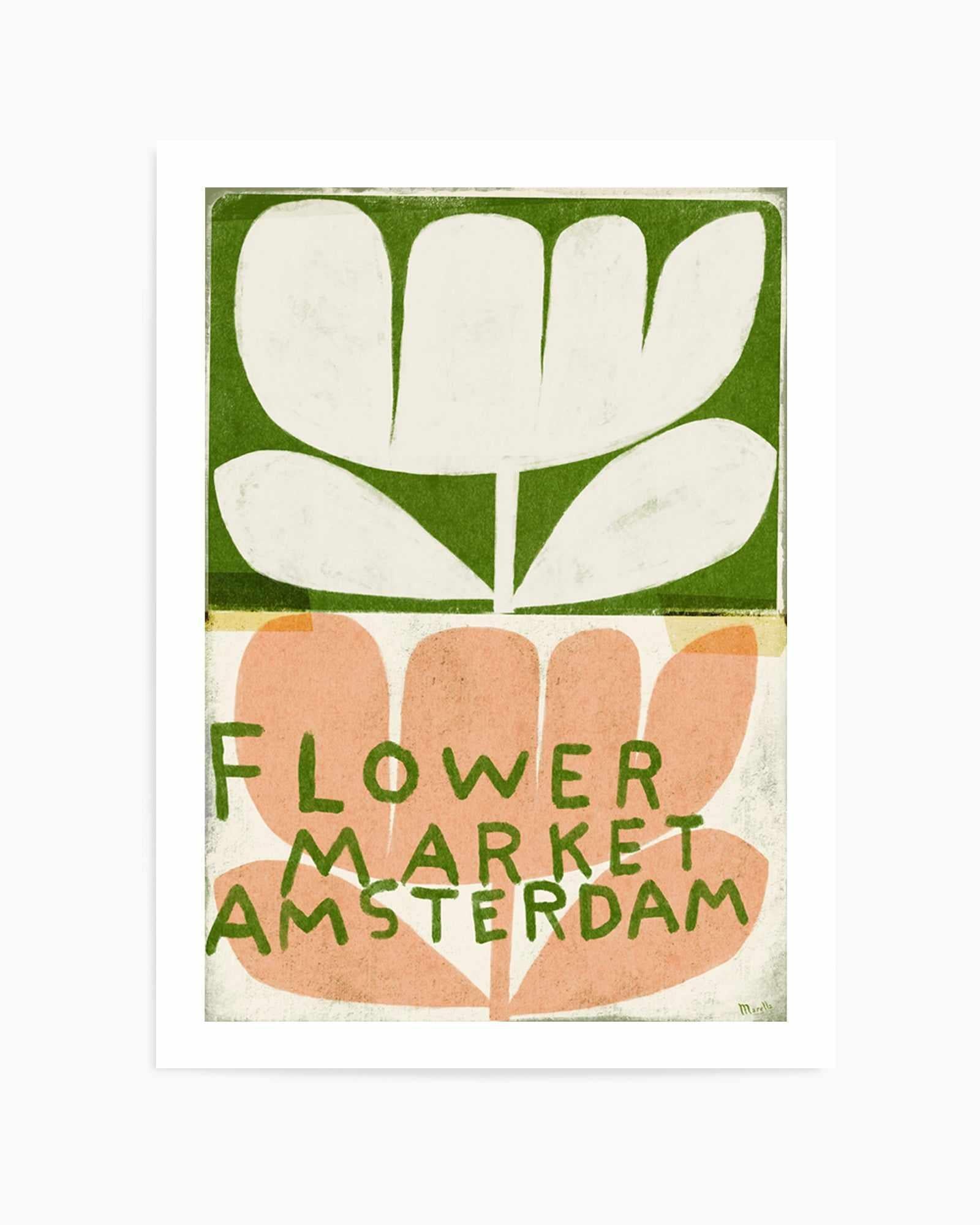 Amsterdam by Marco Marella | Art Print from Olive et Oriel where you can shop wallpaper and artworks online