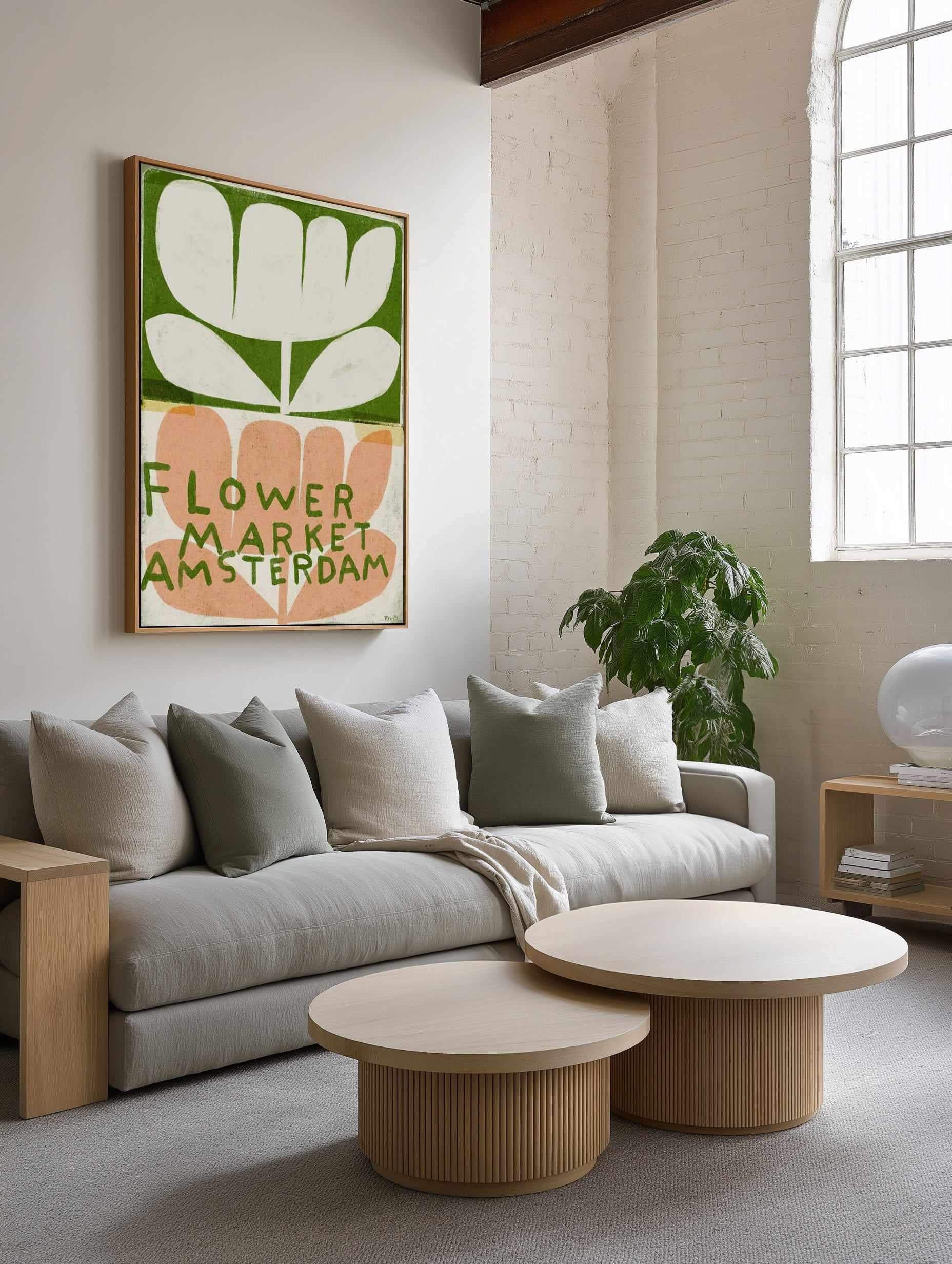 Amsterdam by Marco Marella | Framed Canvas Art Print from Olive et Oriel where you can shop wallpaper and artworks online