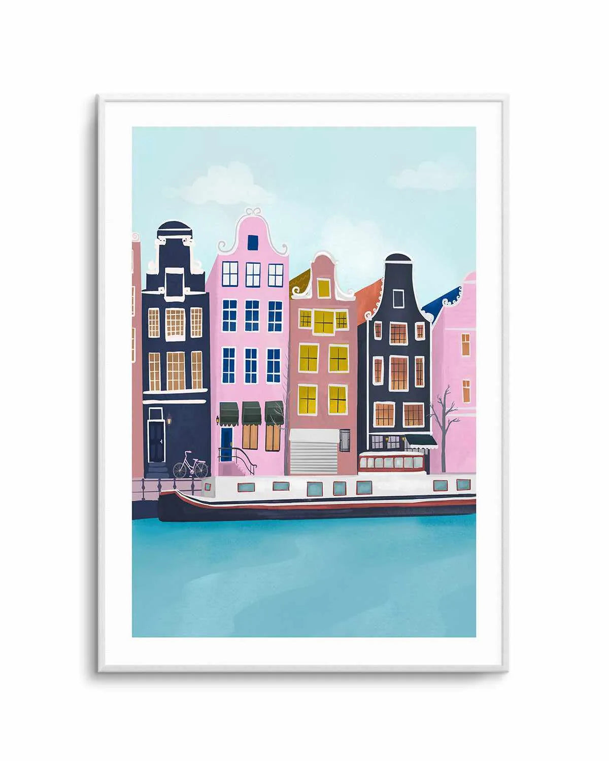 Amsterdam by Petra Lizde Art Print from Olive et Oriel where you can shop wallpaper and artworks online