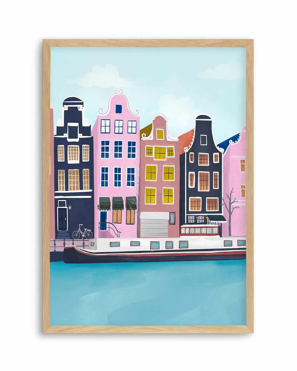 Amsterdam by Petra Lizde Art Print from Olive et Oriel where you can shop wallpaper and artworks online