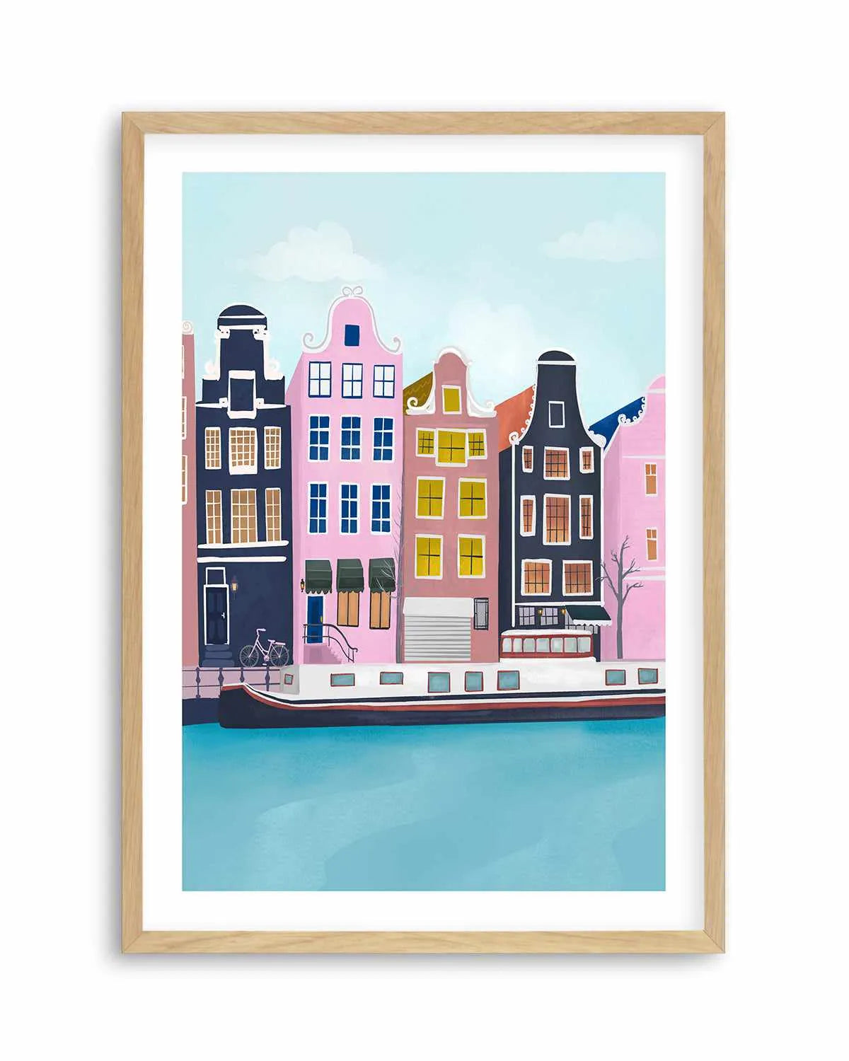Amsterdam by Petra Lizde Art Print from Olive et Oriel where you can shop wallpaper and artworks online