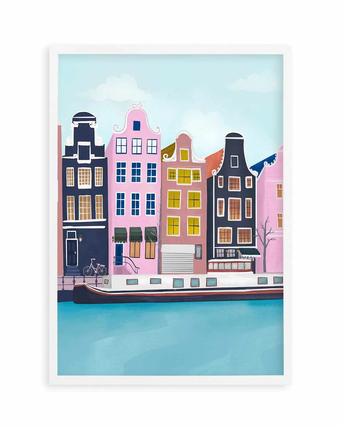 Amsterdam by Petra Lizde Art Print from Olive et Oriel where you can shop wallpaper and artworks online