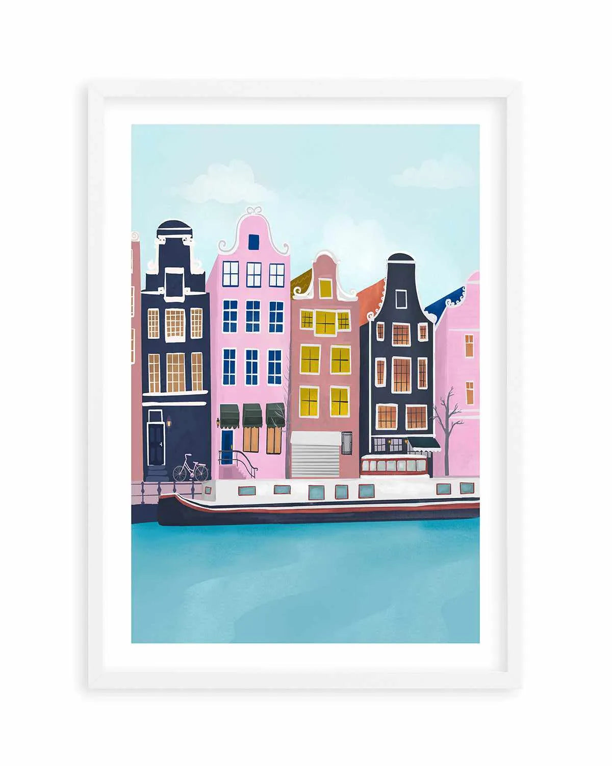 Amsterdam by Petra Lizde Art Print from Olive et Oriel where you can shop wallpaper and artworks online