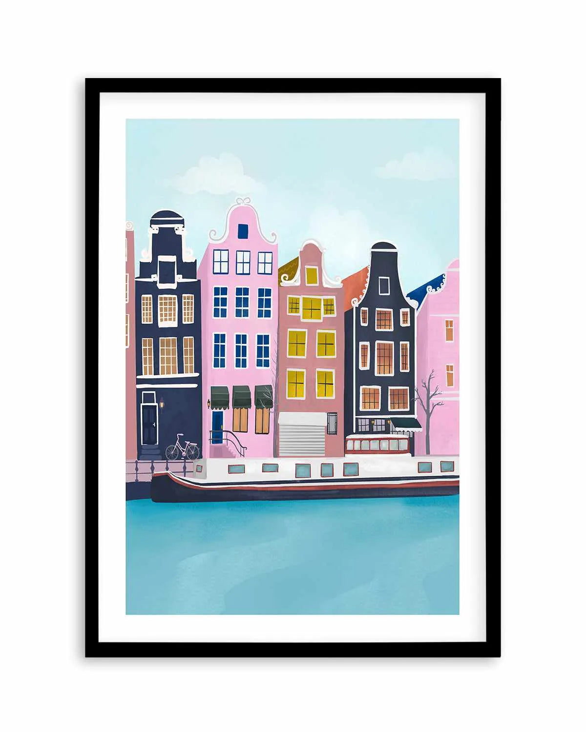 Amsterdam by Petra Lizde Art Print from Olive et Oriel where you can shop wallpaper and artworks online
