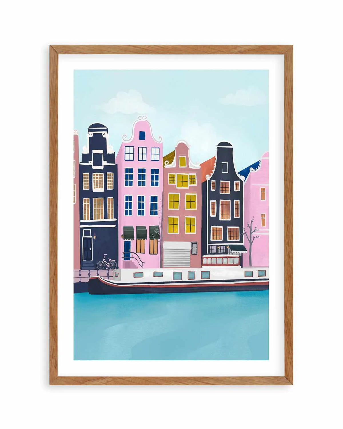 Amsterdam by Petra Lizde Art Print from Olive et Oriel where you can shop wallpaper and artworks online