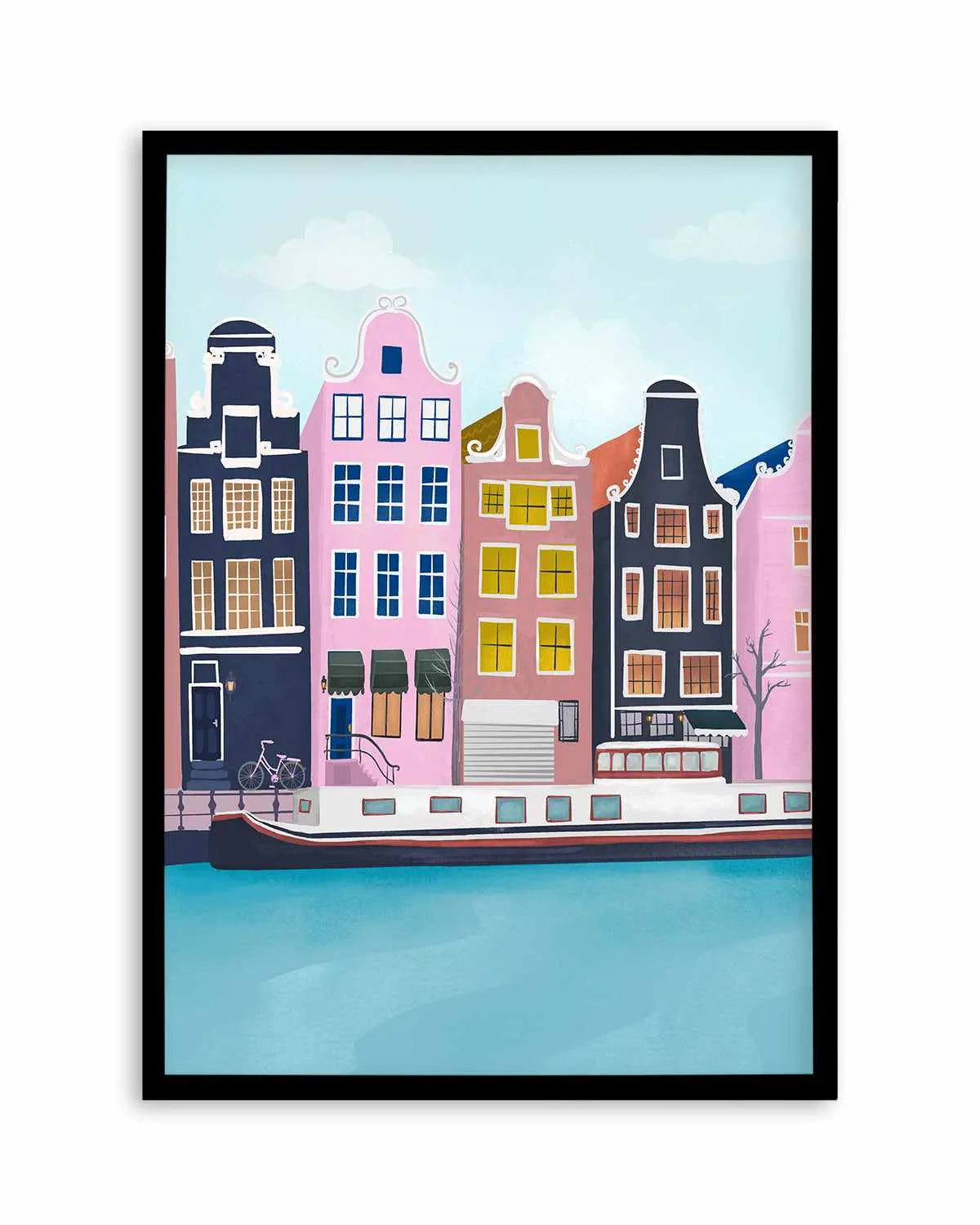 Amsterdam by Petra Lizde Art Print from Olive et Oriel where you can shop wallpaper and artworks online