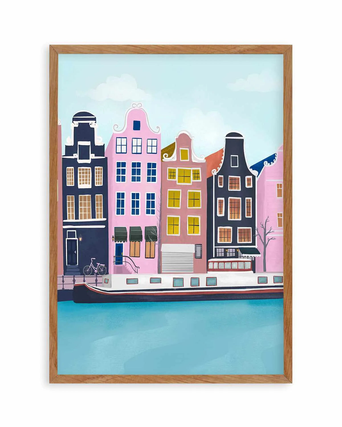 Amsterdam by Petra Lizde Art Print from Olive et Oriel where you can shop wallpaper and artworks online