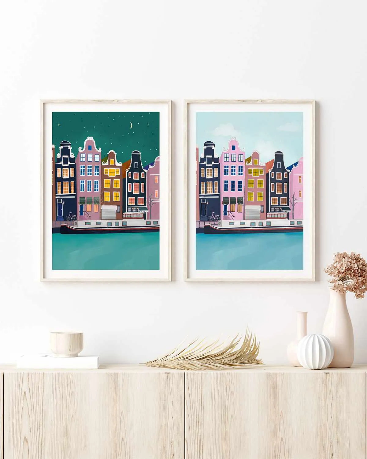 Amsterdam by Petra Lizde Art Print from Olive et Oriel where you can shop wallpaper and artworks online