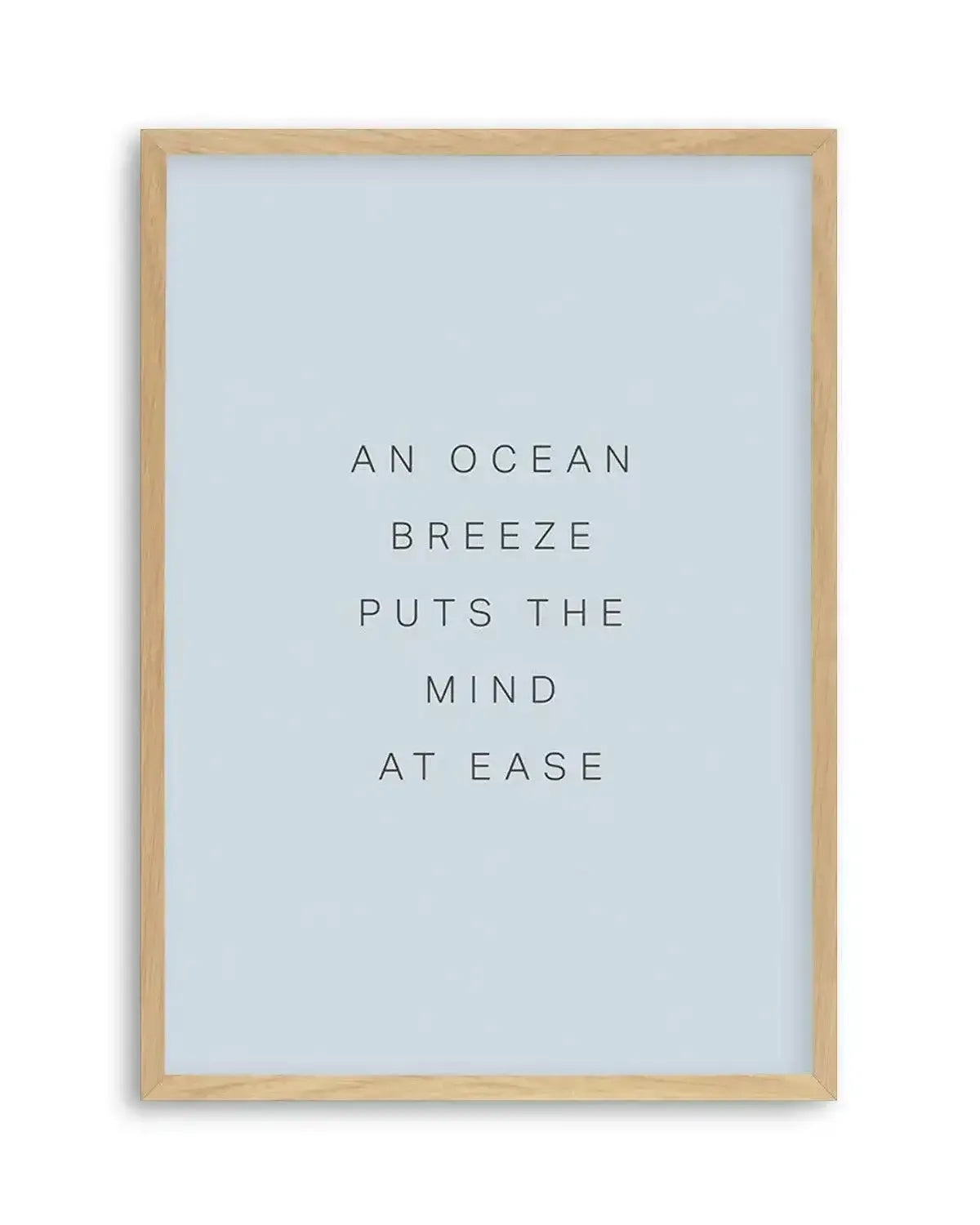 An Ocean Breeze Art Print from Olive et Oriel where you can shop wallpaper and artworks online
