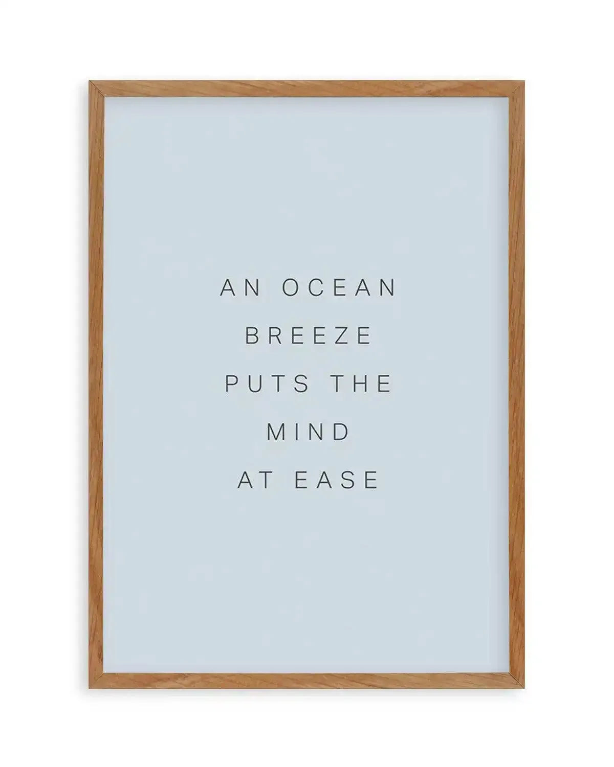 An Ocean Breeze Art Print from Olive et Oriel where you can shop wallpaper and artworks online
